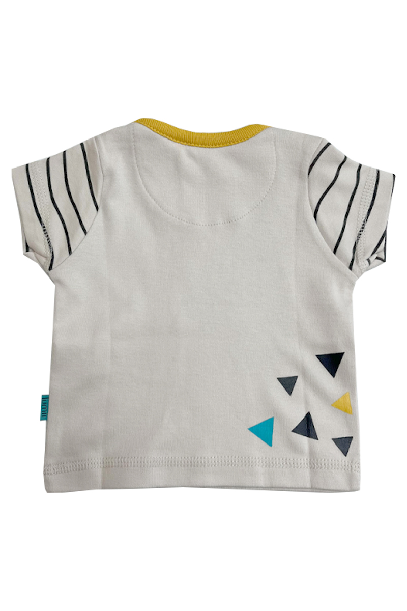 Baby Boutique Lumii Unisex Short Sleeved Happy T-Shirt.pk of 10 - Image 2