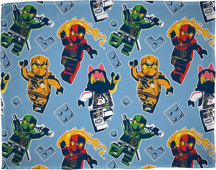 Fully Licensed Ninjago Fleece Blanket pk of 3