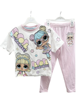 Fully Licensed LOL Doll Surprise Short Sleeved, Long Leg Pyjamas pk of 5