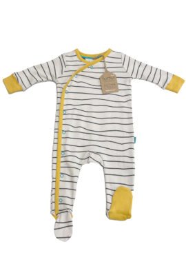 Baby Boutique Lumii Unisex Long Sleeved Striped Babygrow.pk of 13
