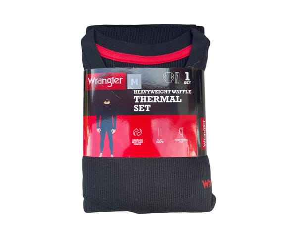 Men's WRANGLER 2pk Heavyweight Waffle Thermal Sets pk of 2 - Image 9
