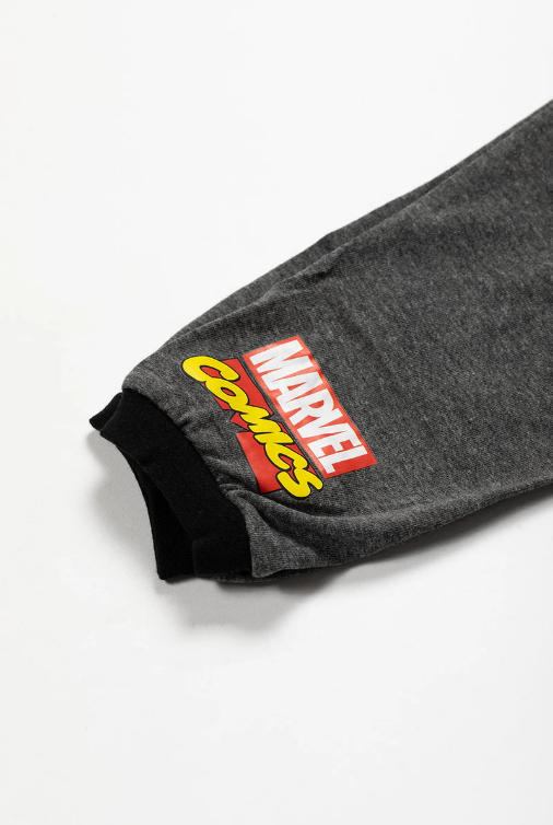 Fully Licensed Boys Grey Avengers Marvel Pyjama Set pk of 4 - Image 3