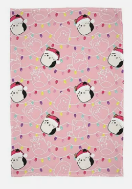 Fully Licensed Squishmallow Christmas Fleece Blanket pk of 3