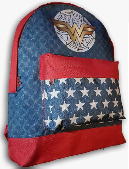 Fully Licensed Large Wonder Women Backpack pk of 3