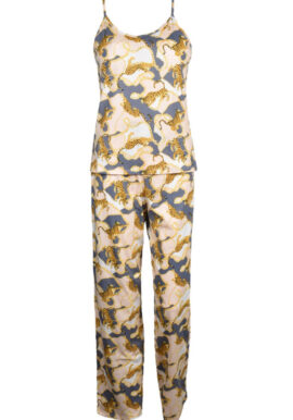Ladies Avon Leopard Chain Print Pyjamas pk of 7