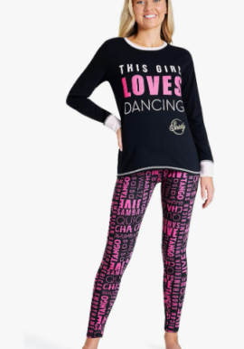Fully Licensed Ladies Strictly Come Dancing Legging Pyjamas pk of 9