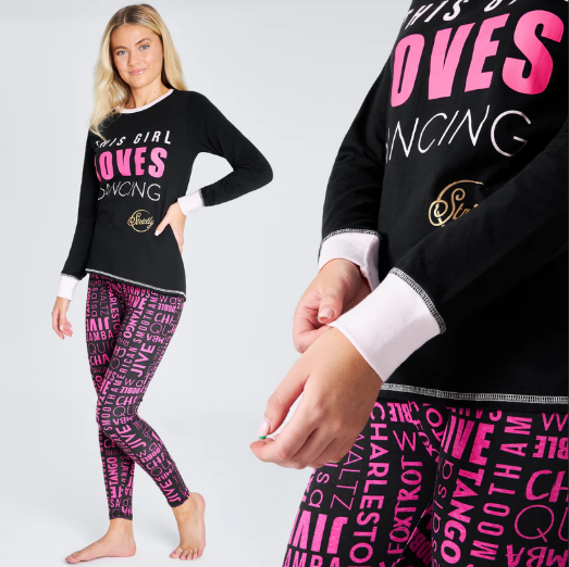 Fully Licensed Ladies Strictly Come Dancing Legging Pyjamas pk of 9 - Image 2