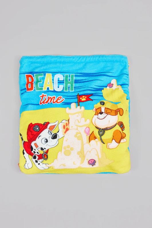 Fully Licensed Paw Patrol Fold Out Towel Bag pk of 3 - Image 3