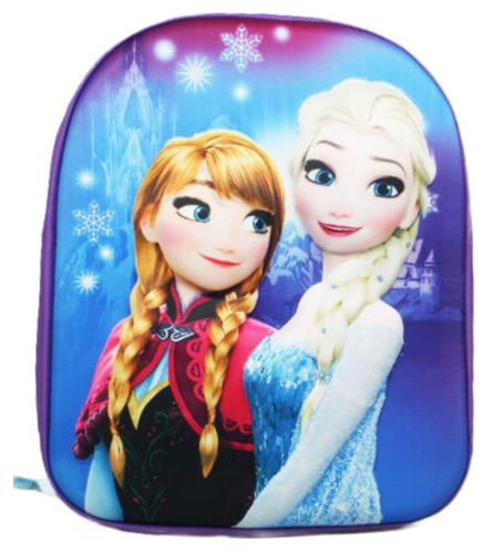 Fully Licensed Disney Frozen 3D Backpack pk of 3