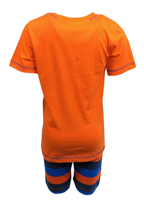 Ex Chainstore Orange Octopus Short Pyjama Set pk of 18 - Image 2
