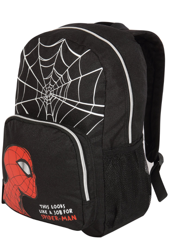 Fully Licensed Spiderman Black Backpack pk of 3 - Image 3