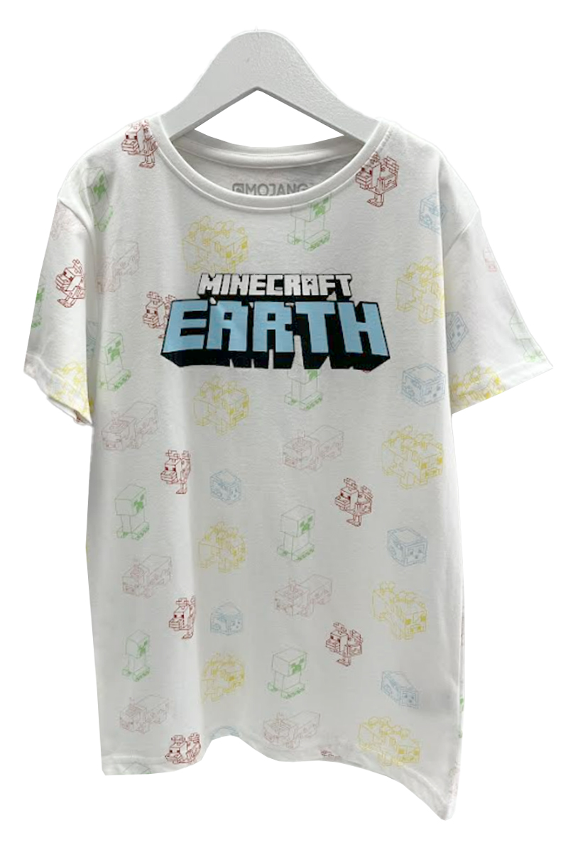 Fully Licensed Minecraft Earth T-Shirt pk of 11