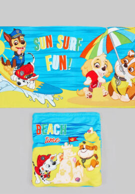 Fully Licensed Paw Patrol Fold Out Towel Bag pk of 3