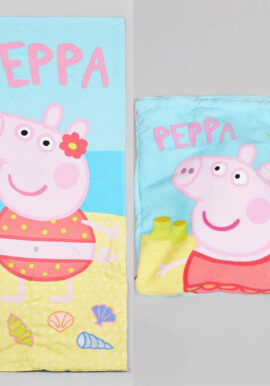 Fully Licensed Peppa Pig Fold Out Towel Bag pk of 3