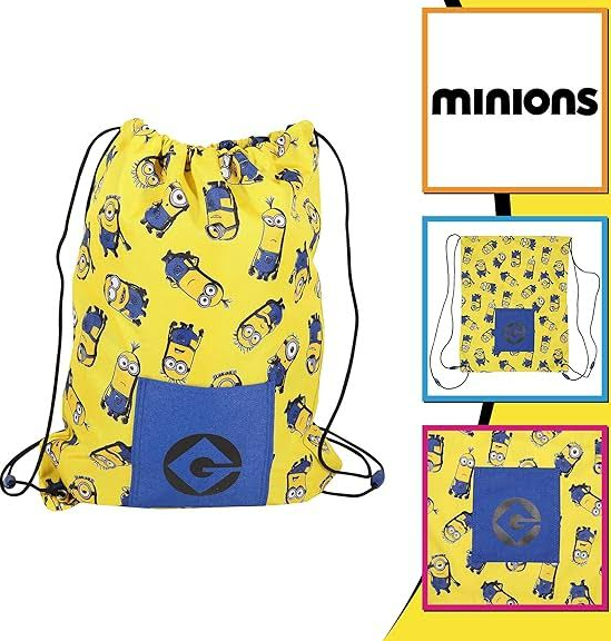 Fully Licensed Minions Swim / Gym Drawstring Bag pk - Image 3