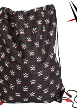Fully Licensed WWE Wrestling Swim / Gym Drawstring Bag pk of 6