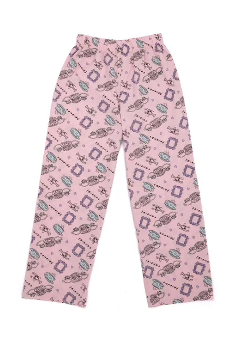 Fully Licensed Friends Tie Waist Pyjamas pk of 6 - Image 3
