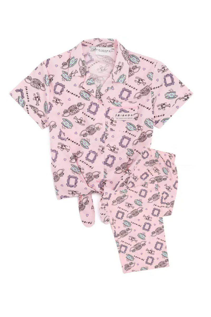 Fully Licensed Friends Tie Waist Pyjamas pk of 6