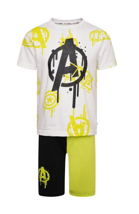 Fully Licensed Avengers Graffiti Pyjama Set pk of 8