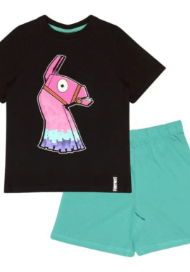 Fully Licensed Fortnite Lama Short Pyjamas pk of 13