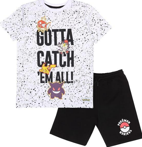 Fully Licensed Pokemon Short Set pk of 8