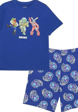 Fully Licensed Fortnite Beef Boss Short Pyjamas pk of 13