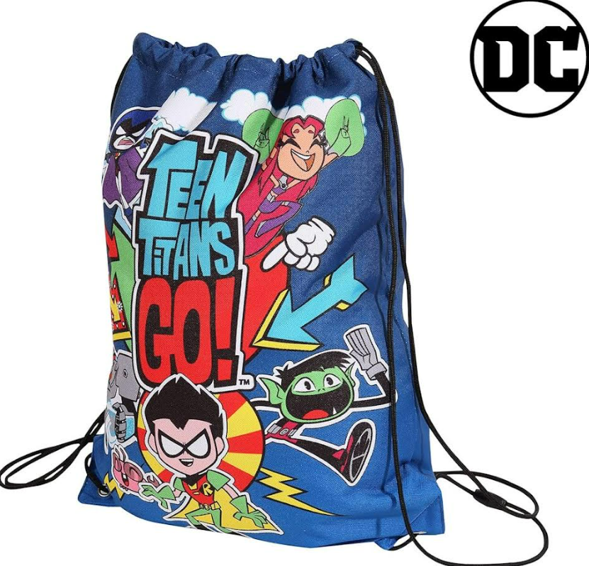 Fully Licensed Teen Titans Go Drawstring Swim/Gym Bag pk of 6 - Image 3