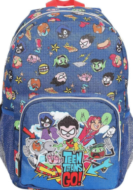 Fully Licensed Teen Titans Go Backpack pk of 3