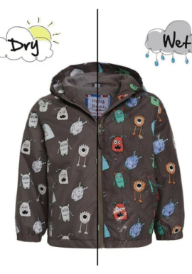 Holly & Beau Colour Changing Rainmac pk of 4