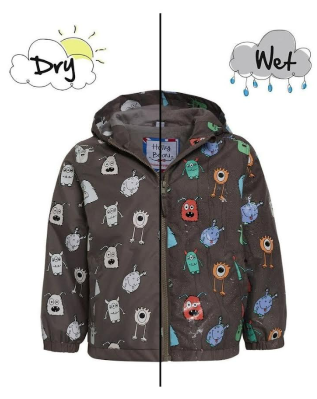 Holly & Beau Colour Changing Rainmac pk of 4