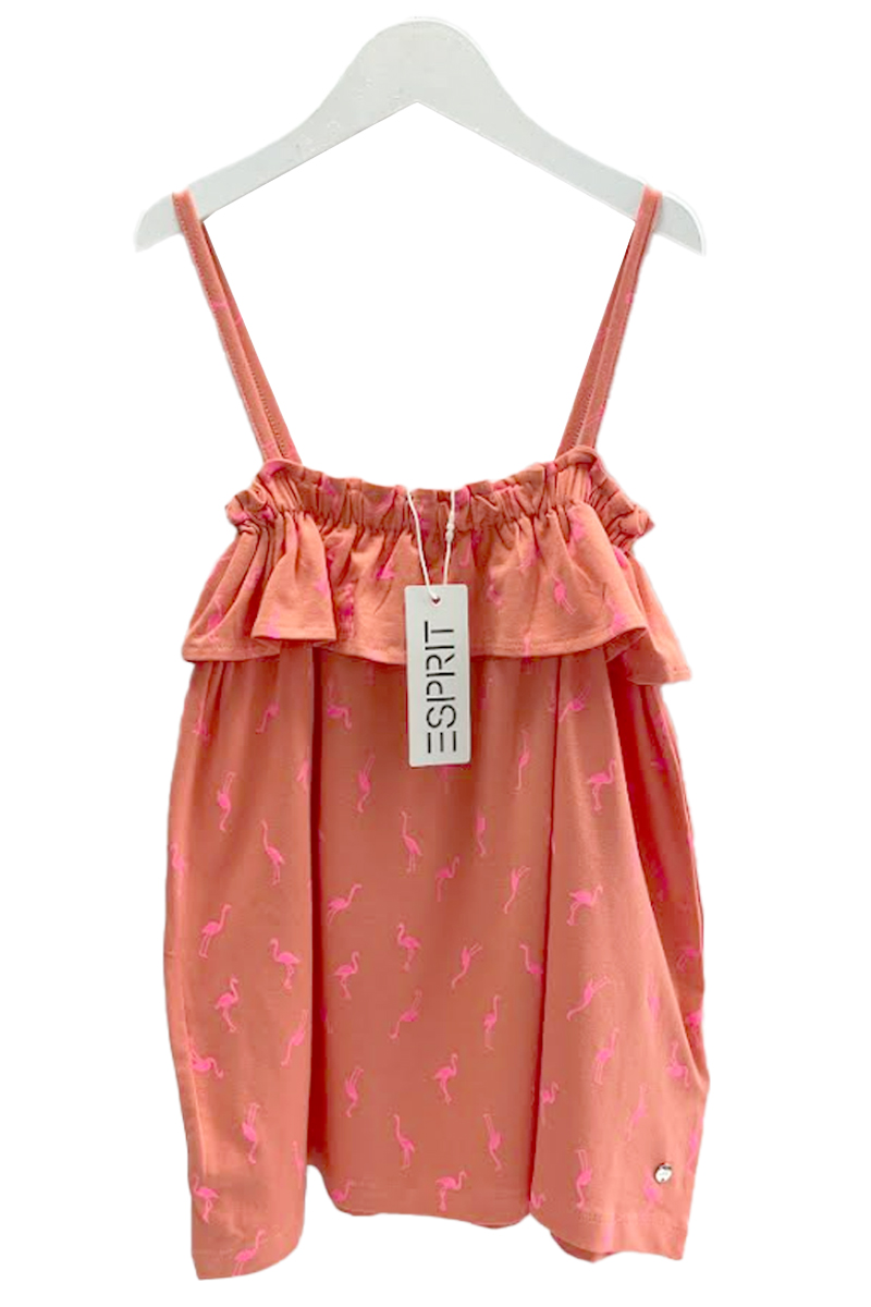 Esprit Orange Flamingo Strap Dress pk of 14