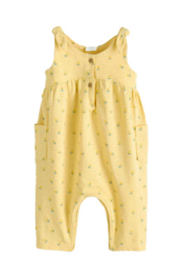 Ex Chainstore Lemon Printed Long Leg Romper Suit pk of 8