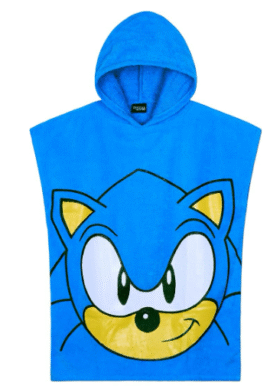 BULK BUY - Fully Licensed Sonic Hooded Towel pk of 36