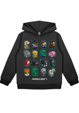 Fully Licensed Minecraft Mini Mobs Hoodie. Pack of 10