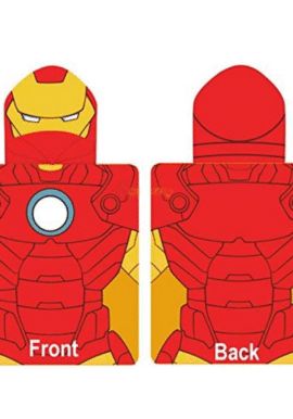Fully Licensed Iron Man Hooded Towel. Pk of 3