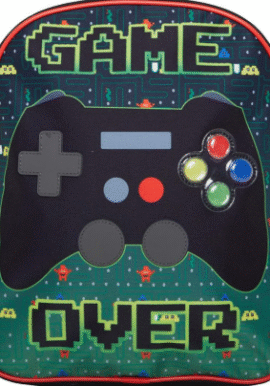 Fully Licensed Game Over Backpack. pk of 3