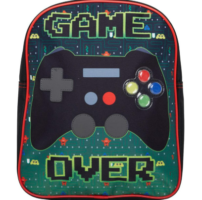 Fully Licensed Game Over Backpack. pk of 3