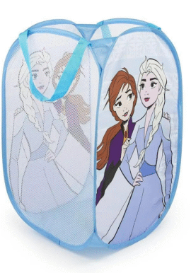 Fully Licensed Disney Frozen Laundry / Toy Basket. Pk of 3