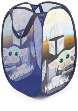 Fully Licensed Mandalorian Laundry / Toy Basket. Pk of 3