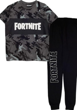 BULK BUY Fully Licensed Fortnite Short Sleeved, Long Leg Pyjamas. Pk of 40
