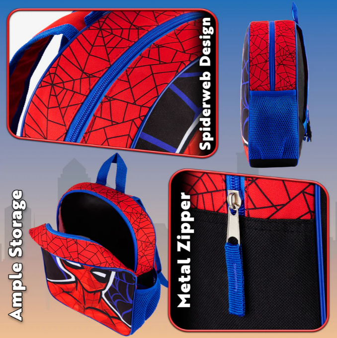 Fully Licensed Spiderman Backpack. Pk of 3 - Image 4
