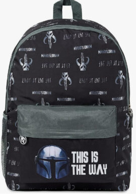 Fully Licensed Large "This is the Way" Mandalorian Backpack. Pk of 3