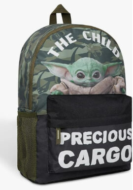 Fully Licensed Large "The Child Precious Cargo" Grogu Mandalorian Backpack. Pk of 3