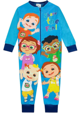 Fully Licensed Cocomelon Share the Fun Onesie. Pk of 8