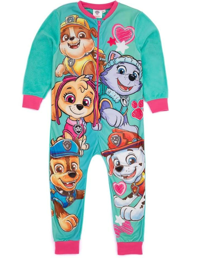 Fully Licensed Paw Patrol Heart Onesie. Pk of 12