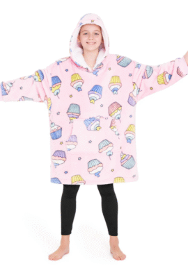 Fully Licensed Cupcake Soft Fleece Oversized Hoodie. Pk of 3