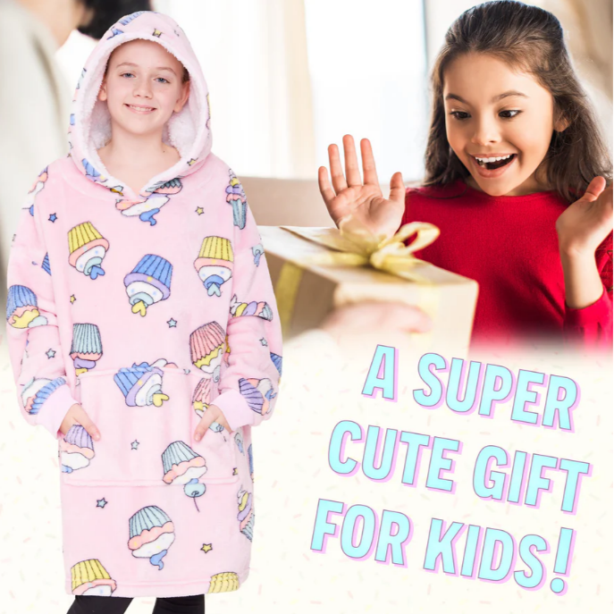 Fully Licensed Cupcake Soft Fleece Oversized Hoodie. Pk of 3 - Image 3