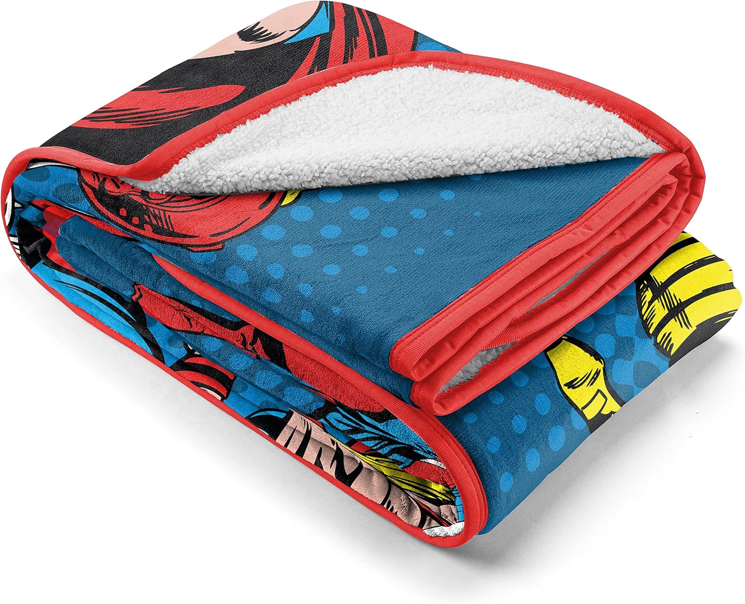 Fully Licensed Avengers Full Sherpa Fleece Blanket. Pk of 3 - Image 5