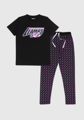 BULK BUY Fully Licensed Black Short Sleeved Fortnite Pyjama. Pk of 40