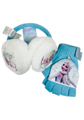Fully Licensed Frozen Earmuffs & Matching Egg Cup Mittens. Pk of 6